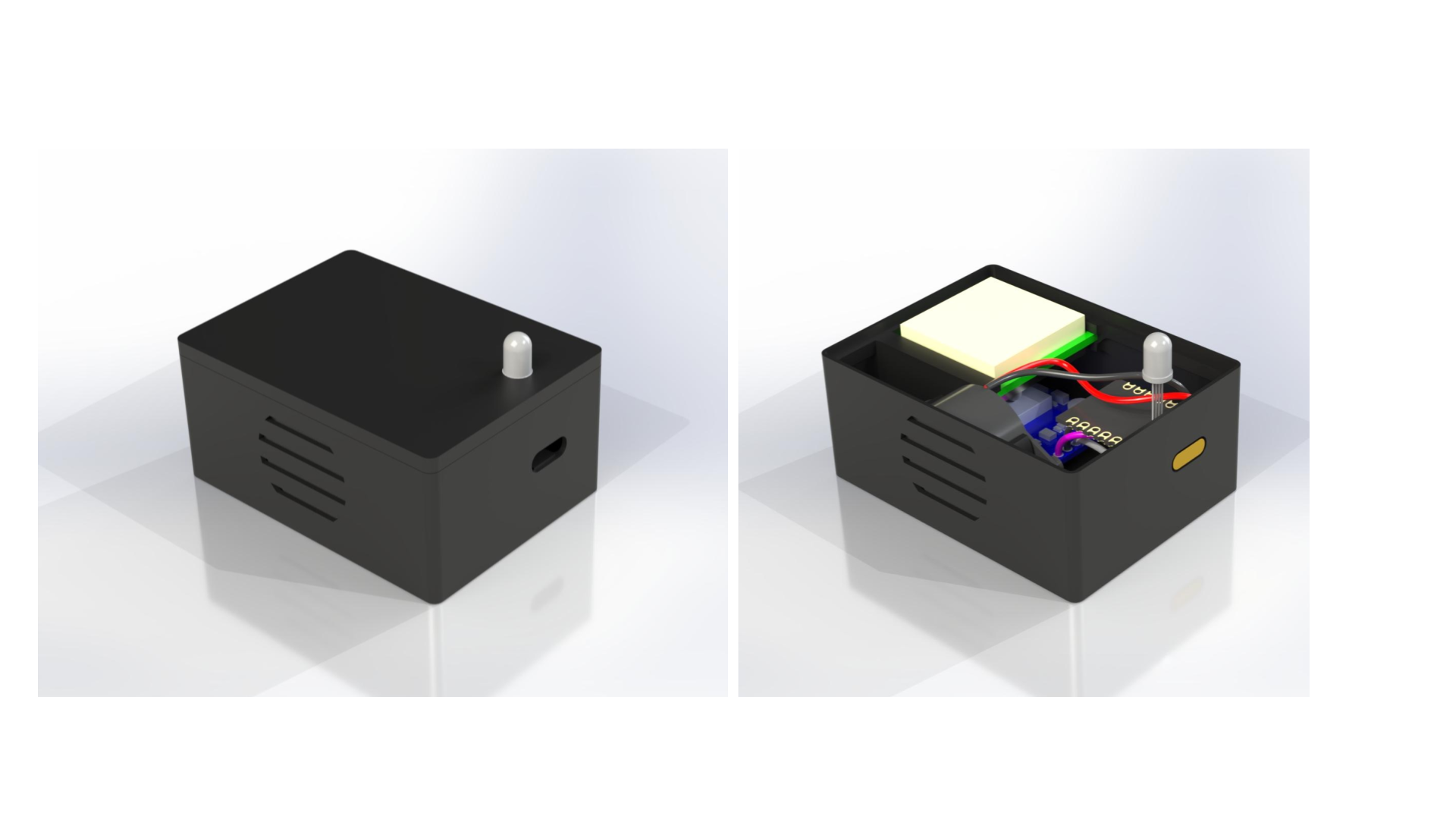 Custom PCB Enclosure 3D Printed Waze Monitoring System Version One